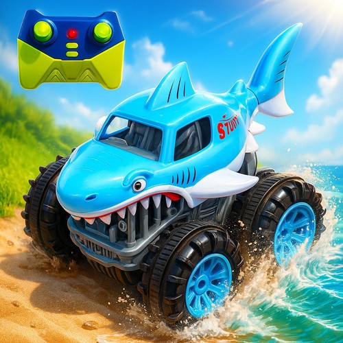 Kids remote control stunt - remote, car