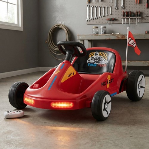 Kids electric kart 12v ride - go,